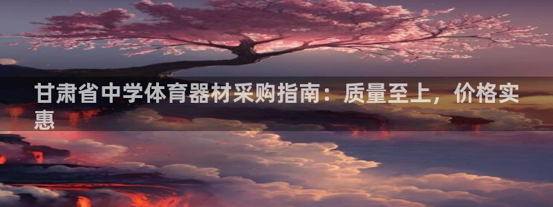 ag尊龙凯时集团：甘肃省中学体育器材采购指南：质量至